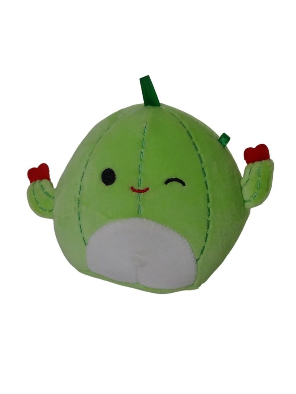 Squishmallow Marcellus the Cactus Valentine Green Plush Toy Red Hearts